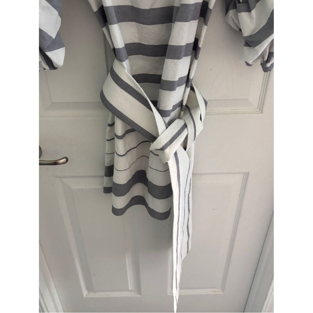 ALEXIS Striped Mini Ruched Dress - Picture 6 of 8